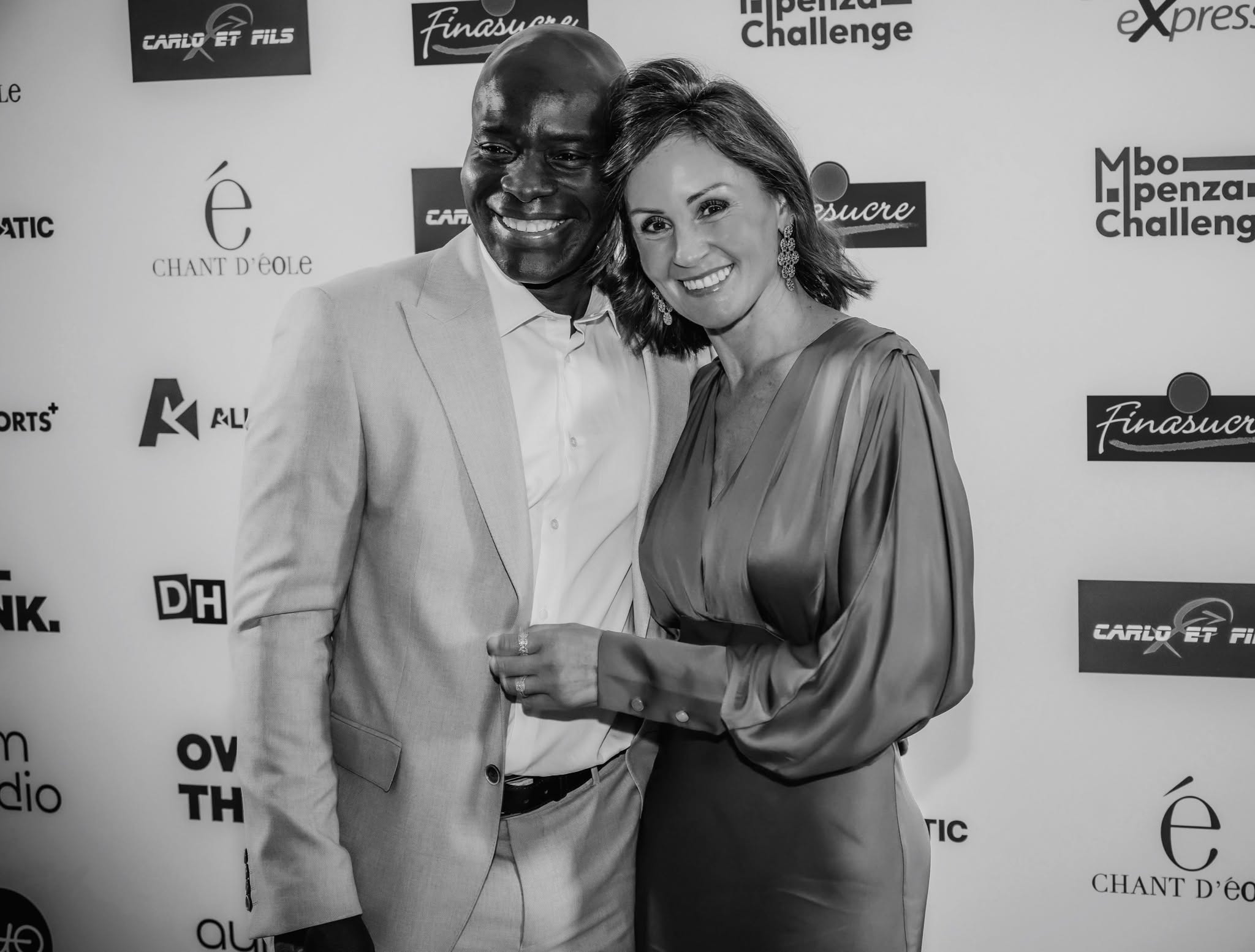 Mbo Mpenza et Caroline Mazure, cofondateurs de l’association et du mouvement Mbo Mpenza Challenge
